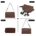 thumbnail image 4 of Sunyuer Vintage Brown Metallic Studded Handbag - Hollow Pillow Bag for Women, Shoulder Bag, 4 of 6