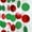 Circle Garland, variant on 52ft Glitter Christmas Star Garland Green Red Circle Dots Garland Xmas Party Hanging Decor/Streamer/Banner/New Year Eve Celebration/Christmas Tree/Birthday/Wedding/Baby Shower