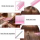 thumbnail image 4 of Set de herramientas para peinar el cabello con kit de trenza francesa, lazo Topsy Tail, peine de cola de rata y horquilla para trenzar en color rosa., 4 of 5