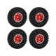 thumbnail image 1 of Neumáticos para coche RC, 4 piezas de 55 mm, neumáticos de aleación de aluminio para coche RC axial SC, piezas de actualización para coche RC de calidad superior, 1 of 14