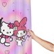 thumbnail image 3 of Cortina de ducha Kuromi con diseño de dibujos animados, con 12 ganchos, impermeable, lavable, de poliéster, para decoración del baño, 60 x 72 pulgadas, de plástico, 3 of 8