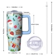 thumbnail image 2 of 30oz Christmas Ornaments Tumbler with Lid and Straw, Cute Stainless Steel Insulated Cup Holiday Gifts, 2 of 5