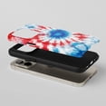 thumbnail image 2 of Patriotic Tie-Dye Swirl For All iPhone Series Tough Phone Case Red White Blue, 2 of 7