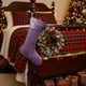 thumbnail image 4 of Decoraciones navideñas, adornos navideños, regalos navideños, calcetines navideños, calcetines suaves para decoración de escenas, accesorios colgantes, calcetines navideños de poliéster., 4 of 6