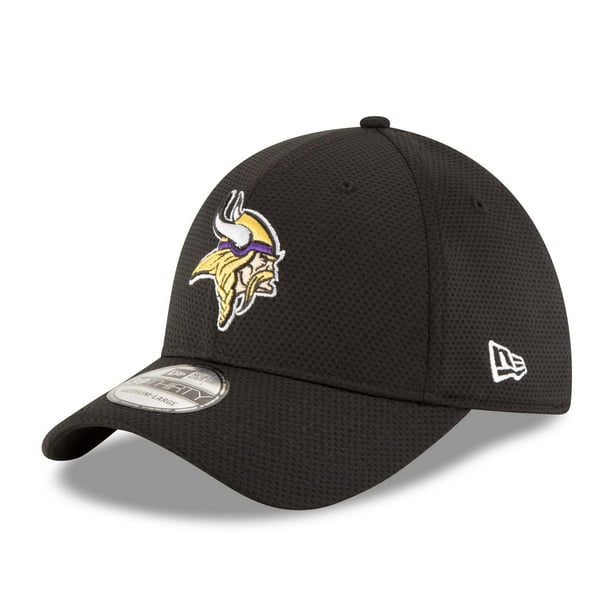 Minnesota Vikings New Era Sideline Tech 39THIRTY Flex Hat Black