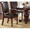 thumbnail image 4 of Classic Formal Set of 6 Dining Chairs Brown Antique Traditional Look Kitchen Dining Room Furniture, 4 of 7
