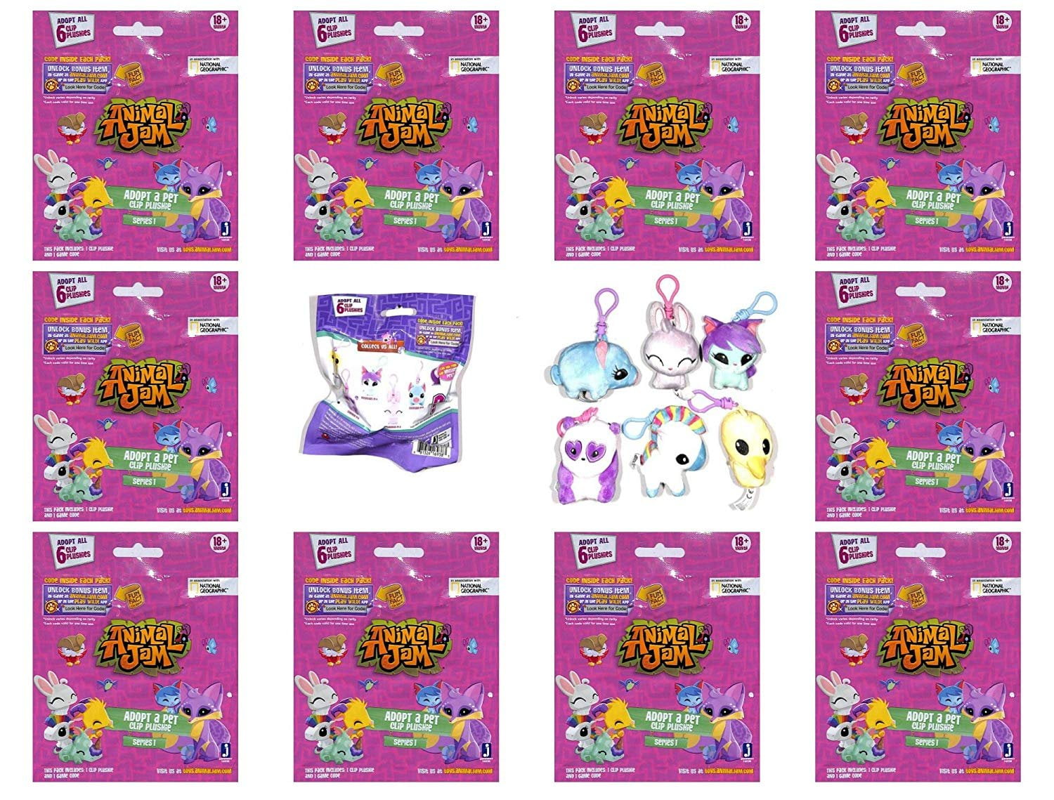 animal jam all plushies