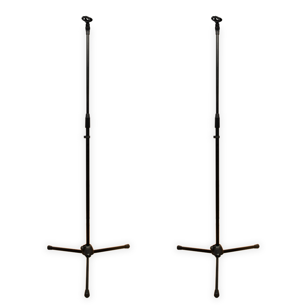 Podium by Goldwood MS2SET2 Adjustable Microphone Stands with Fixed