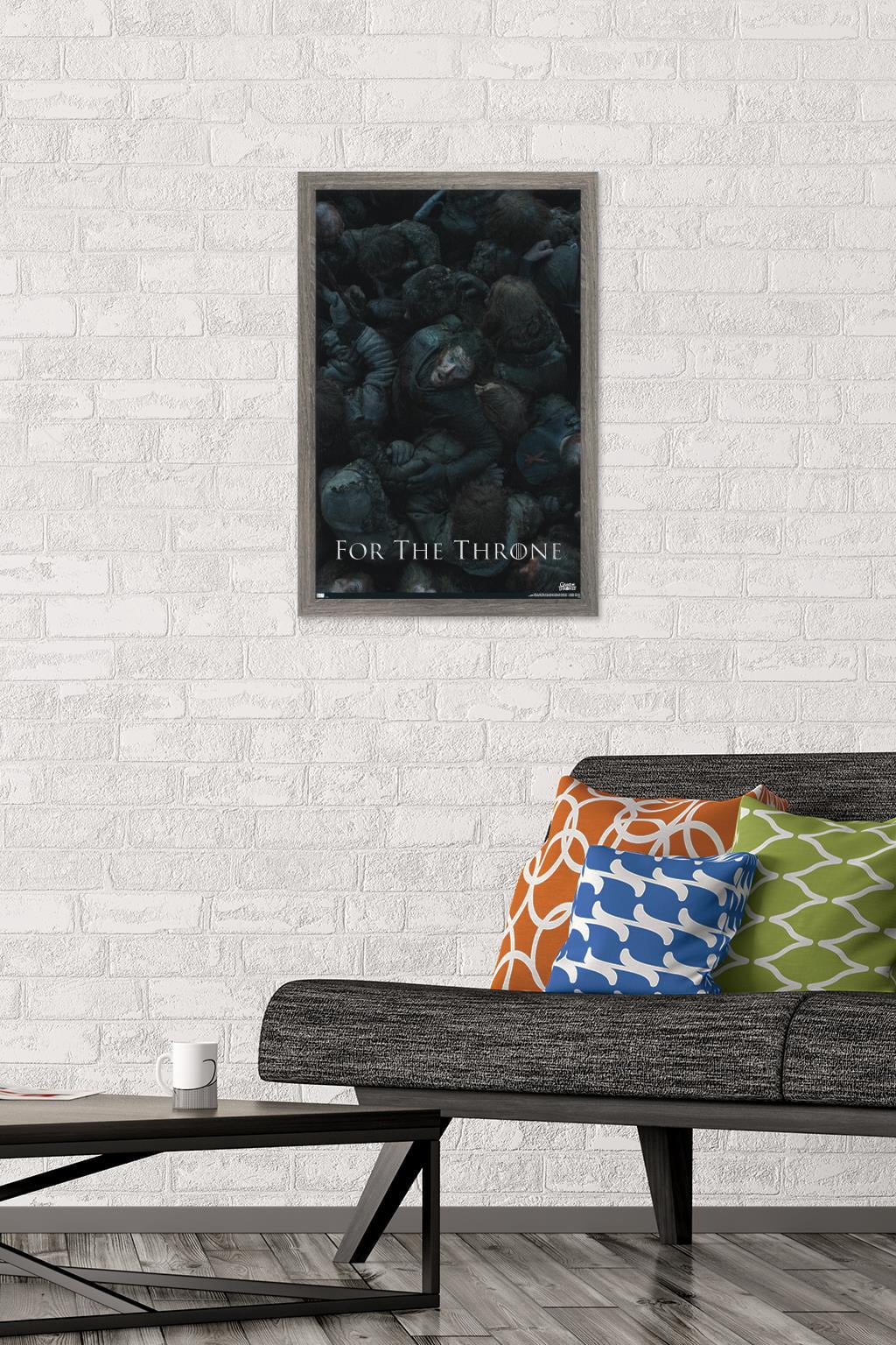 Game of Thrones - The Battle Wall Poster, 14.725" x 22.375", Framed