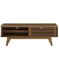 thumbnail image 3 of Modway Particleboard Walnut TV Stand Rectangular Cable Management 17"H x 48"W x 13.5"D Unassembled, 3 of 5