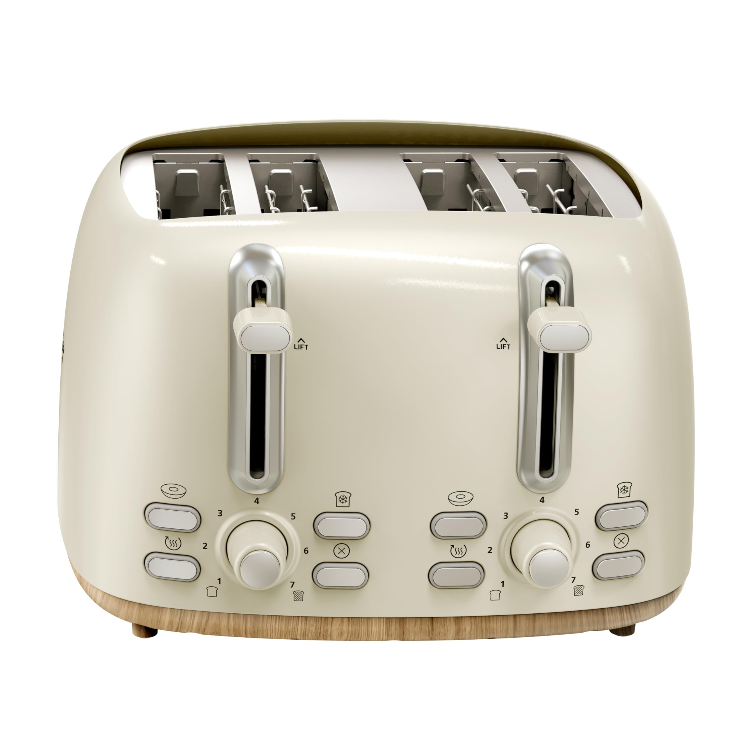 Tostiera Piatta 4 Fette – 900W – Design Salvaspazio
