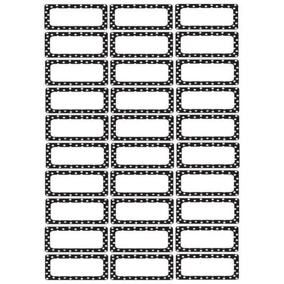 Die Cut Magnets Black & White Dots - Pack of 3