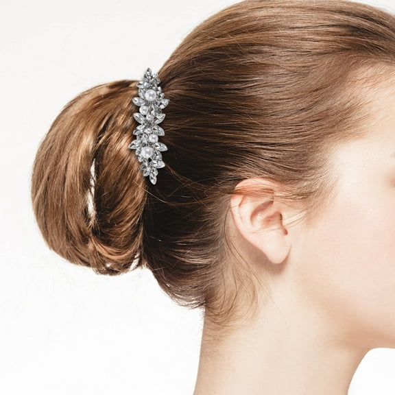 PAMINGONO Rhinestone Bridal Hair Clips Jewelry for Wedding and Party Decor 4Pcs