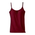 thumbnail image 6 of fatyb Tank Tops for Women with Built in Bra Spaghetti Strap Camisole Sleeveless Cutout Padded Shirts, 6 of 7