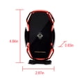 thumbnail image 7 of XtremPro  Wireless Car Charger Cradle Qi Auto Sensor Clamp Dashboard Air Vent & Windshield Mount Smartphone Holder, Red & Black, 7 of 7