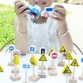 thumbnail image 3 of LOLIPPYY 35 Pcs Panneaux de Signalisation pour Enfants Jouets de Construction Durables, 3 of 8
