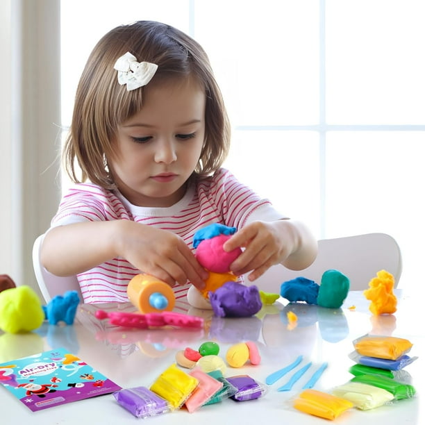 Fuebueo Pâte Magique Modèle Bricolage 36 Couleurs Couleur Nature Bricolage Pâte Autodurcissante avec Outils comme Meilleur Cadeau pour Enfants Jouet pour Enfants Fuebueo Pâte Magique Modèle Bricolage 36 Couleurs Couleur Nature Bricolage Pâte Autodurcissante avec Outils comme Meilleur Cadeau pour Enfants Jouet pour Enfants