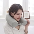 thumbnail image 4 of Cylindrical Twisted Pillow Memory Cotton Bendable Travel Neck Guard Pillow Slow Rebound U Pillow, 4 of 9