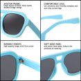 thumbnail image 4 of FEISEDY Vintage Aviator Sunglasses Double Bridge Women Men Large Square Thick Frame Trendy Eyewear UV400 B2846, 4 of 14