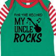 thumbnail image 4 of Inktastic For the Record, My Uncle Rocks Boys or Girls Long Sleeve Baby Bodysuit, 4 of 5