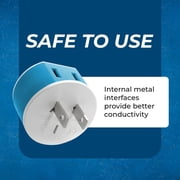 OREI Japan، Philippines Power Plug Adapter with 2 USA Inputs - Travel 3 Pack - Type A (US-6)