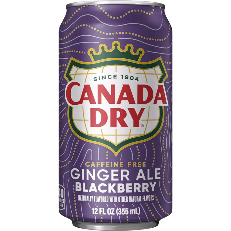 Messi Elite Imports Canada Dry Blackberry Ginger Ale, 12 fl oz