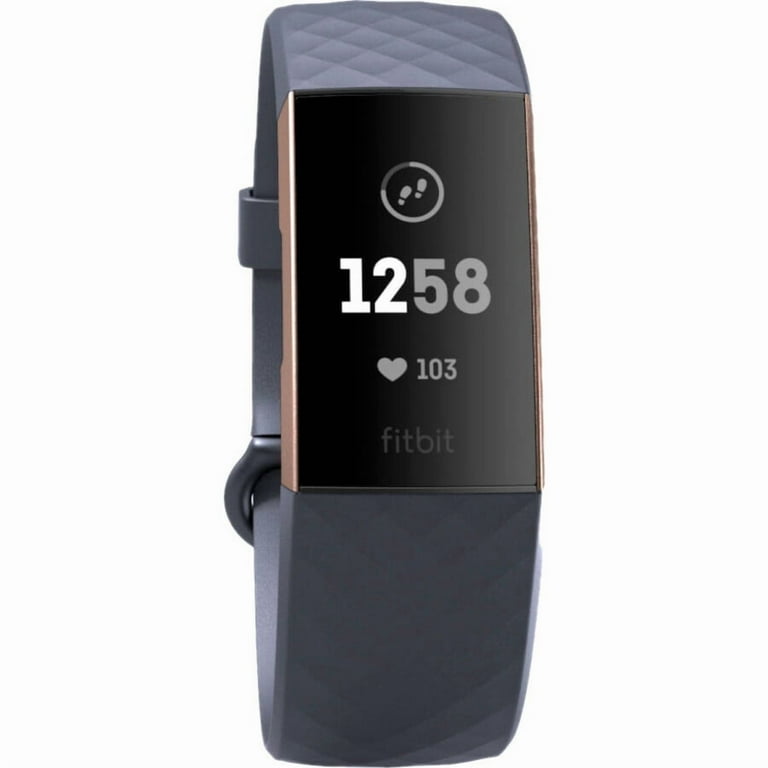 Fitbit Charge 3, Heart Rate Monitor, Wireless Wellness Fitness