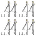 thumbnail image 1 of 8 Tiradores de Borde de Puerta Empotrada, Manija de Puerta Empotrada de Acero Inoxidable 304 con Tornillos, Herrajes para Puerta para Pasillo de Armario de Baño, 1 of 5