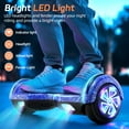 thumbnail image 4 of UNI-SUN Hoverboard, 6.5" Self Balancing Hoverboard with Bluetooth and LED Lights, 4 of 7