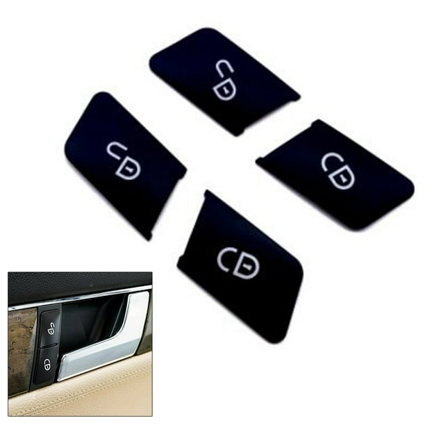 Car Door Lock Unlock Switch Button Cover Trim For Mercedes Benz Class W204 W212 Walmart Com Walmart Com