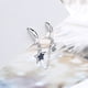 thumbnail image 4 of Qarigey Pendientes de aro, pendientes de cadena delicados a la moda, estrella encantadora que combina con todo, accesorios de joyería para Type3, 4 of 6