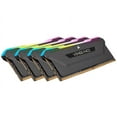 thumbnail image 2 of Corsair Vengeance RGB Pro SL 32GB (4x8GB) DDR4 DRAM 3200MHz C16 Memory Kit, Black, 2 of 4