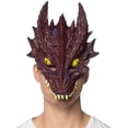 thumbnail image 2 of Supersoft Supreme Mythical Purple Dragon Mask Costume Accessory, 2 of 2
