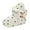White, variant on Splozh Infant Boots Winter Baby Girl Boy Baby Shoes Plus Velvet Warm Polka Dot Printing Boots Non Slip Breathable Toddler Shoes Dark Gray,0-6 Months