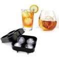 thumbnail image 1 of Máquina para hacer bolas de hielo, bandeja de silicona para cubitos de hielo, moldes para bolas de hielo fáciles de llenar y liberar, moldes redondos para cubitos de hielo sin BPA con tapas, 1 of 5
