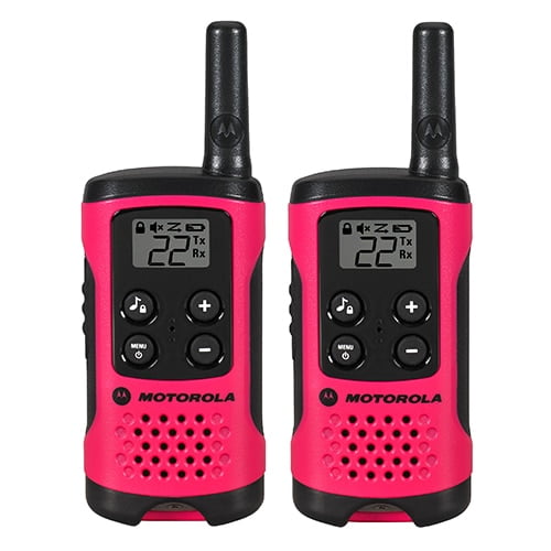 Motorola Talkabout T107 FRS/GMRS 2-Way Radios, Pink
