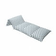 thumbnail image 4 of Sea Animals Floor Pillow Lounger Cover, Fierce Predator Wild Shark Swimming Sharp Teeth Bite Nautical Theme Pattern, Nap Mat Printed Fabric Case for 5 Pillows, 88" x 27", Blue White, by Ambesonne, 4 of 5