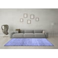 thumbnail image 3 of Ahgly Company Indoor Rectangle Abstract Blue Contemporary Area Rugs, 3' x 5', 3 of 4
