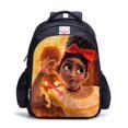 thumbnail image 4 of Mochila escolar estampada Disney Encanto de 35 a 42 cm para niñas, mochila de primaria, cómoda y resistente al desgaste, mochilas Mirabel con dibujos animados, 4 of 5
