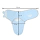 thumbnail image 5 of Saco de dormir para bebé con gorro Pañuelos para eructar para bebé recién nacido hechos de cómodo algodón orgánico, saco de dormir para bebé niña niño 0-3 meses, 5 of 8