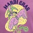 thumbnail image 3 of CafePress - Mardi Gras Flamingo T Shirt - Women's V-Neck Dark T-Shirt, 3 of 4