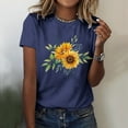 thumbnail image 2 of BJUTIR T Shirts For Women Graphic Tees Classic Version Of Cotton Short Sleeve Crewneck Loose Printed T Shirt, 2 of 4