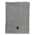 thumbnail image 2 of Gray Bath Towel - Black Star, 2 of 2