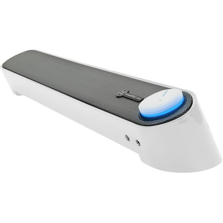 UPC: 0637836602223 | GOgroove SonaVERSE UBR Desktop Computer Sound Bar Speaker (White)