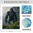 thumbnail image 3 of Diamond Art Kits for Adults - 5d Giant Gorilla In Mountain Landscape Diamond Painting for Adults, Diamond Art for Adults Beginners, Diamond Painting Kits for Adults for Home Wall Decor, 3 of 7