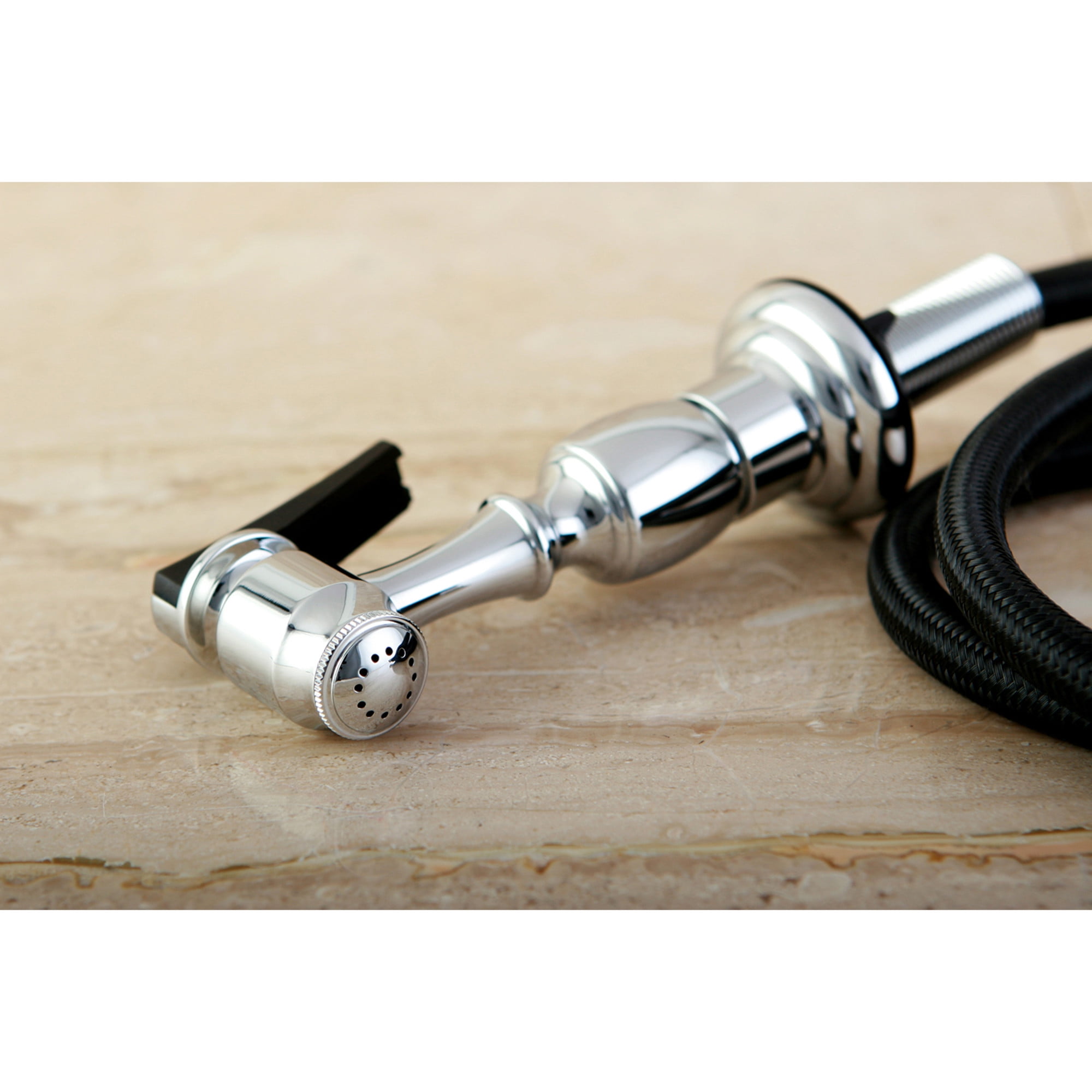 Kingston Brass KBSPR1 Brass Kitchen Faucet Side Sprayer in Polished Chrome