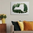 thumbnail image 2 of Stupell Industries New York State Outline Green Forest Pine Trees Town & City Painting Gallery Wrapped Canvas Art Print Wall Art, 30 x 40, 2 of 6