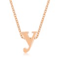 thumbnail image 1 of Precious Stars Collier Pendentif Initial en Y Finition Or Rose, 1 of 1