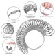 thumbnail image 4 of Kit de reparación y ajuste de anillos de joyería YIEPET con mandril de acero, 4 of 6