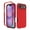 Red, variant on Decase for iPhone Air Case,Hybrid PC+TPU Protective Case,Shock-Absorbent Slim 2 in 1 Hard Glossy Cover,Heavy Duty Rugged Case,Black